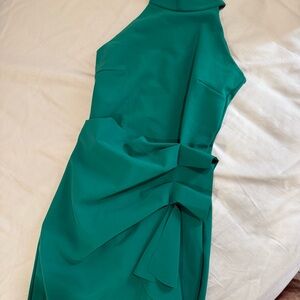 Chiara Boni La Petite Robe Gudrum Ruffled Sheath Dress in Jade - 6